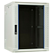 Armadio a muro 22U (ribaltabile) con anta in vetro 600x600x1100mm (LxPxA)