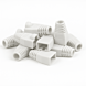 DANICOM Trave portacavi RJ45 Bianco - 10 pezzi