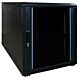 Armadio server mini 12U con porta in vetro 600x1000x720mm (LxPxA)