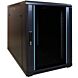 Armadio server mini 15U con porta in vetro 600x1000x860mm (LxPxA)