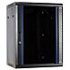 Armadio a muro 15U con anta in vetro 600x450x770mm (LxPxA)