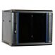 Armadio a muro 9U con anta in vetro 600x600x500mm (LxPxA)