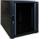 Armadio server mini 12U con porta in vetro 600x600x720 mm (LxPxA)
