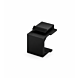 Piastrina cieca Keystone, set da 4, neri
