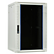 Armadio a muro bianco da 27U con anta in vetro, dimensioni 600x600x1300 mm (LxPxA).