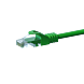 Cavo patch UTP CAT5e da 10 m, verde - 100% rame