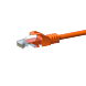 Cavo patch UTP CAT5e da 10 m arancione - 100% rame
