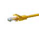 Cavo patch UTP CAT5e da 0,50 m giallo - 100% rame