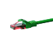 Cavo patch UTP CAT6 da 15 m, verde - 100% rame