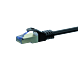 Cavo patch CAT6a S/FTP (PIMF) da 10 m, nero.