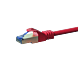 Cavo patch CAT6a S/FTP (PIMF) da 0,50 m, rosso.