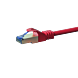 Cavo patch CAT6a S/FTP (PIMF) da 7,50 m, rosso.