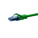 Cavo patch UTP CAT6a 0,50 m verde - 100% rame