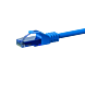 Cavo patch UTP CAT6a 0,50 m blu - 100% rame
