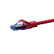 Cavo patch UTP CAT6a da 7,50 m, rosso - 100% rame