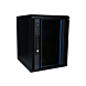 Armadio server 9U da 10 pollici con anta in vetro, dimensioni 370x450x486 mm (LxPxA)