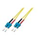Cavo in fibra ottica duplex OS2 SC-SC 3m