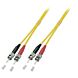 Cavo in fibra ottica duplex OS2 ST-ST 7,50 m