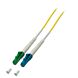 Cavo in fibra ottica simplex OS2 LC/APC-LC 1 m
