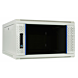 Armadio a muro bianco 4U con anta in vetro 600x600x280 mm (LxPxA)