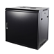 Armadio a muro 9U con anta in metallo 600x600x500 mm (LxPxA)