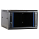 Armadio a muro 4U con anta in vetro 600x600x280 mm (LxPxA)