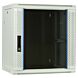 Armadio a muro bianco 12U con anta in vetro 600x450x635 mm (LxPxA)