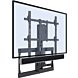 Eaglemounts - EM-MF800 - Supporto a parete verticale regolabile per TV/monitor a schermo piatto da 55'' a 85'', portata massima 60 kg (resistente)