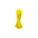 Fascette per cavi gialle da 200 mm - 100 pezzi