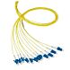 Cavo in fibra ottica OS2 giallo LC/PC - 12 pezzi