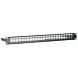 Patch panel STP per Keystone - 24 porte