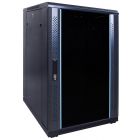 Armadio server 18U con porta in vetro 600x800x1000mm (LxPxA)