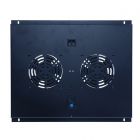 Kit di ventole con 2 ventole e termostato, adatto per armadi server con profondità di 600 mm.