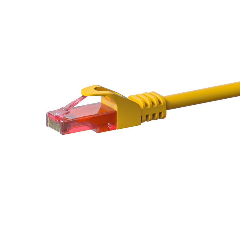 Cavo patch UTP CAT6 da 2 m, giallo - 100% rame