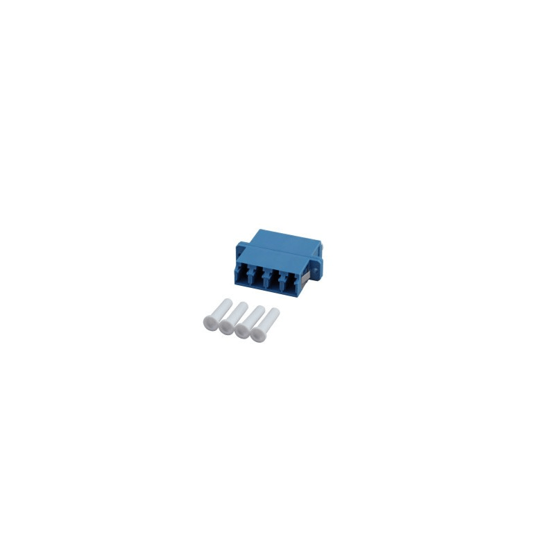 Accoppiamento monomodale 4 vie LC-LC quad blu