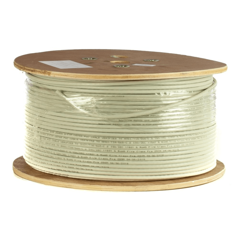 Cavo DANICOM CAT6A 100% rame U/UTP 305m in rotolo rigido - LSZH (Cca)
