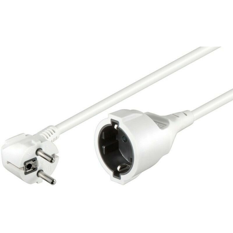 Prolunga Schuko da 2 m, bianca