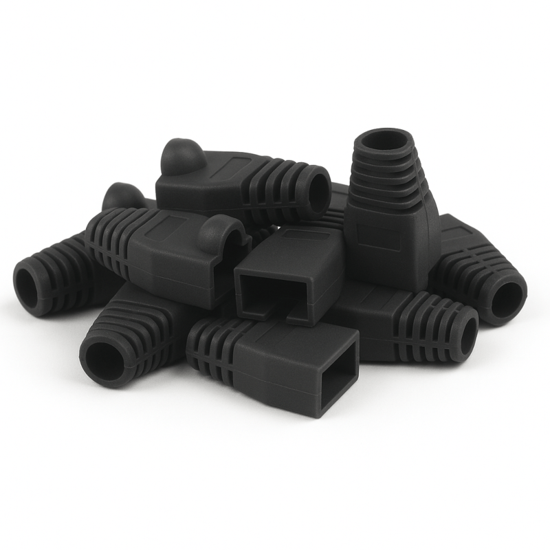 DANICOM Trave portacavi RJ45 Nero - 10 pezzi