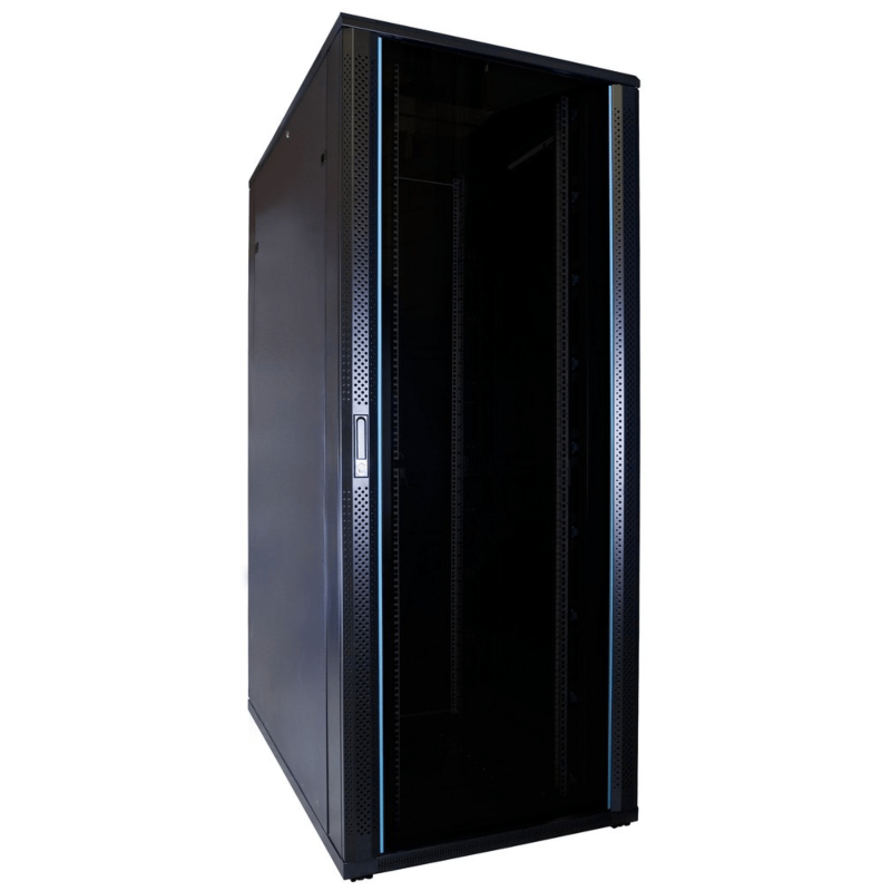 Armadio server 47U con porta in vetro 800x1200x2200mm (LxPxA)
