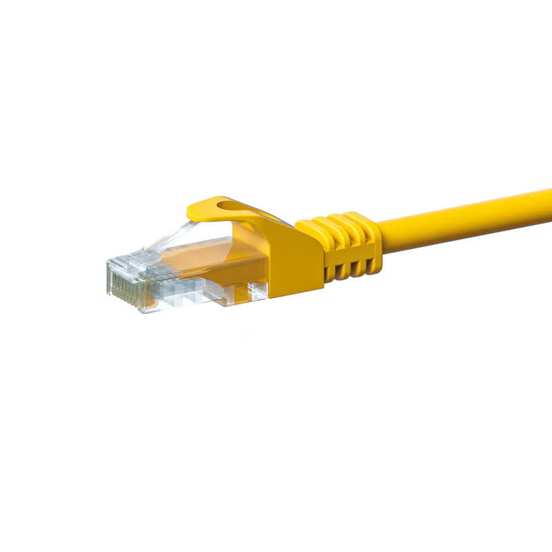 Cavo patch CAT5e UTP 5m giallo - CCA