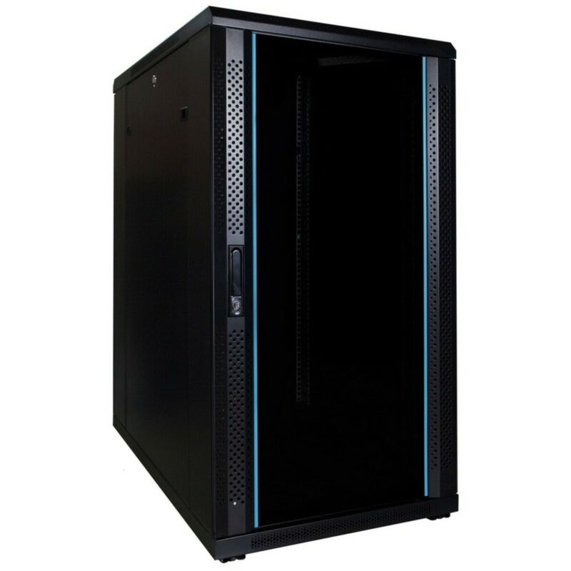 Armadio server 22U con porta in vetro 600x800x1200mm (LxPxA)