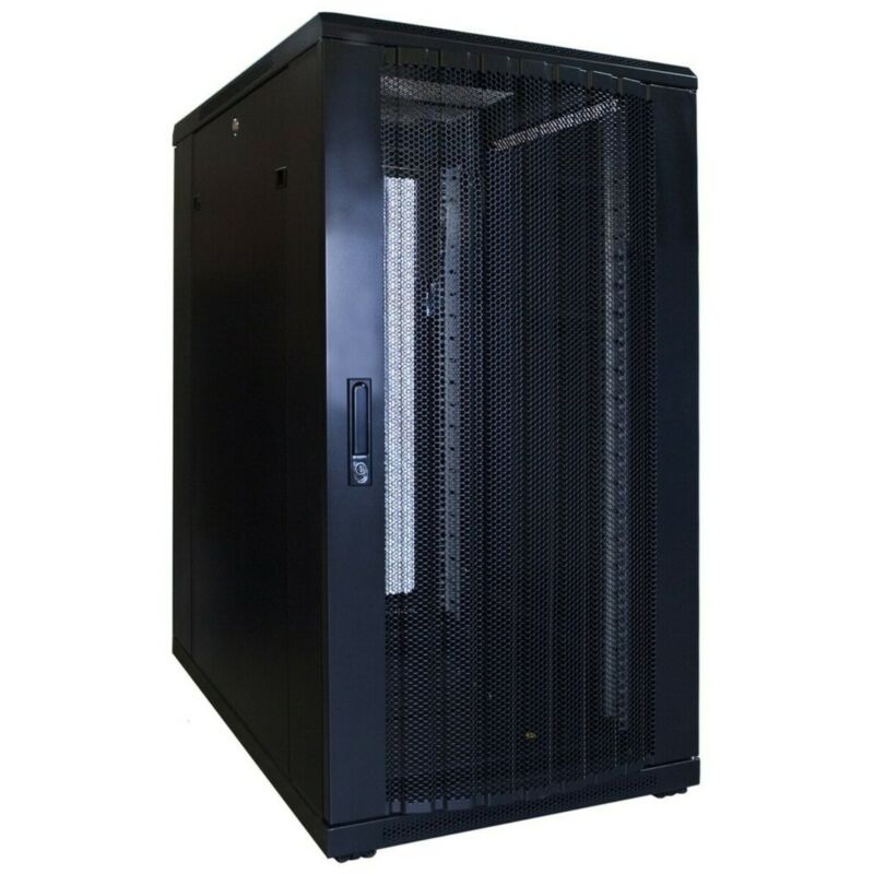 Armadio server 22U con sportello perforato 600x800x1200mm (LxPxA)