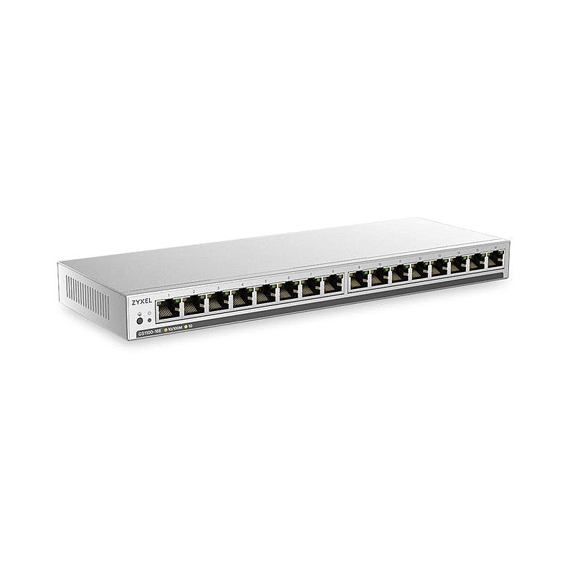 Switch non gestito Zyxel GS1100-16E a 16 porte