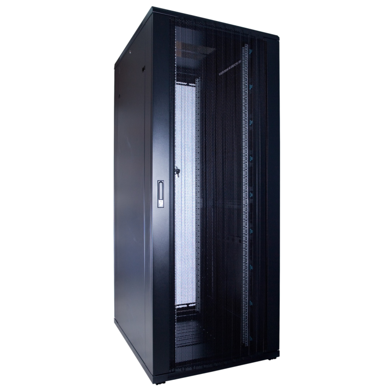 Armadio server 47U con porta perforata 600x800x2200 mm (LxPxA)