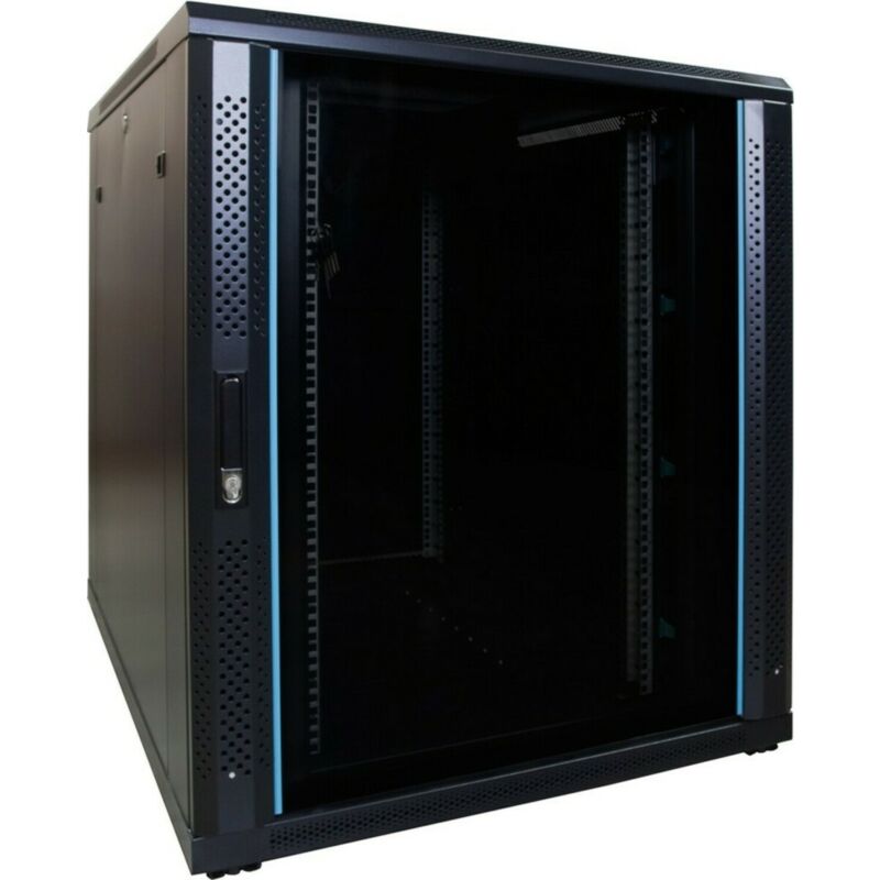 Armadio server 18U con porta in vetro 800x1000x1000mm (LxPxA)