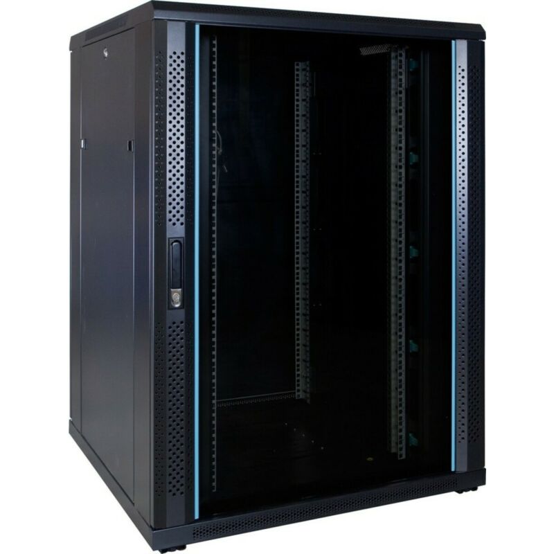 Armadio server 22U con porta in vetro 800x800x1200 mm (LxPxA)
