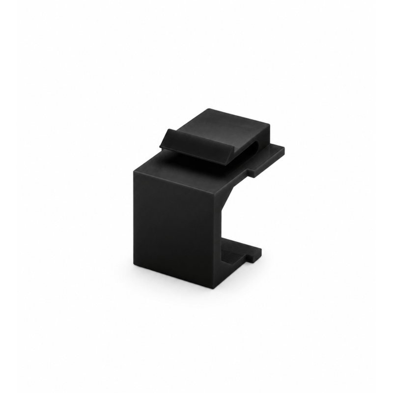Piastrina cieca Keystone, set da 4, neri