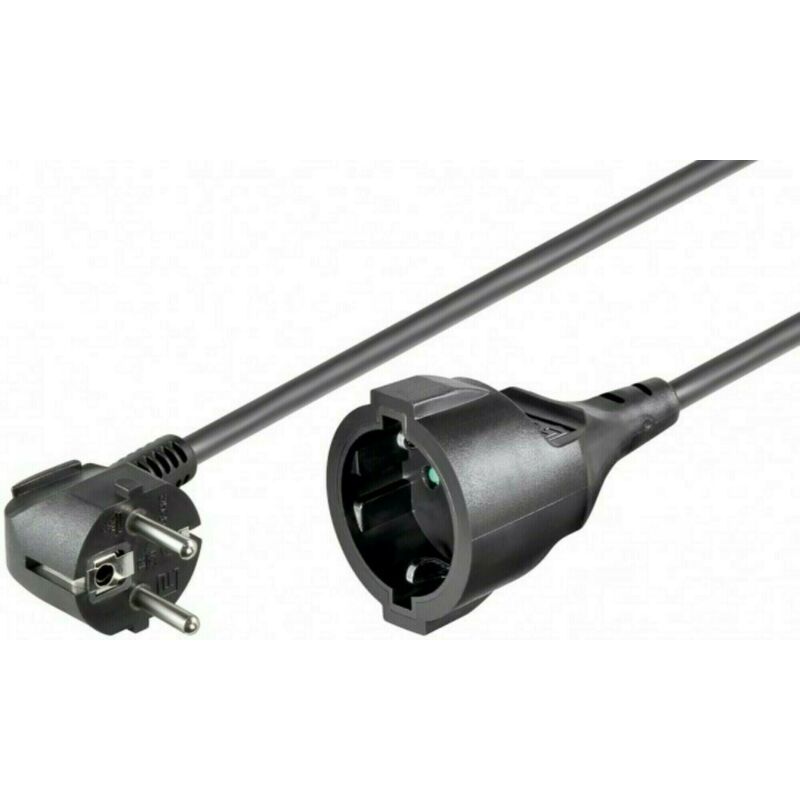 Prolunga Schuko da 10 m, nera