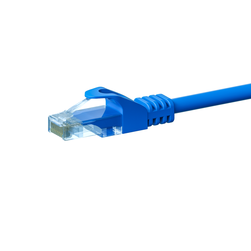 Cavo patch UTP CAT5e 2 m blu - 100% rame