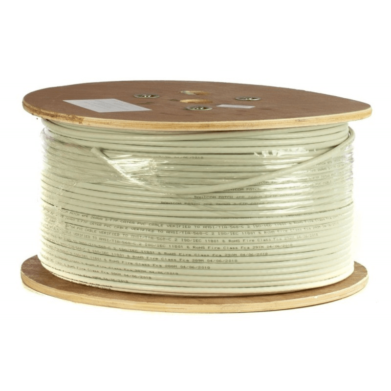 Cavo DANICOM CAT6A SFTP da 305 m su bobina rigida - LSZH (B2ca)